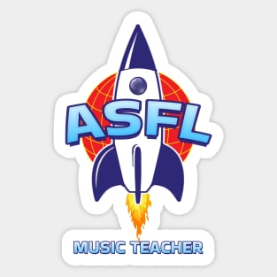 ASFL MUSIC TEACHER Sticker